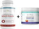 Přírodní biověda Soy-Free Fosfatidylserine 100mg & Magnesium Sleep Supplement Bundle - Ultimate Brain Health & Relaxation Support