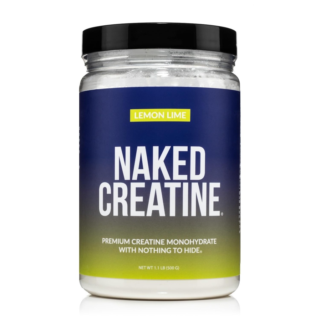 NAKED čisté mikronizované citrónové vápno tvorba monohydrát - 42 Servings - 500 Grams, 1.1Lb Bulk, Vegan, Non- GMO, gluten zdarma, Soy Free. Podpora silné zisky, žádné přísady