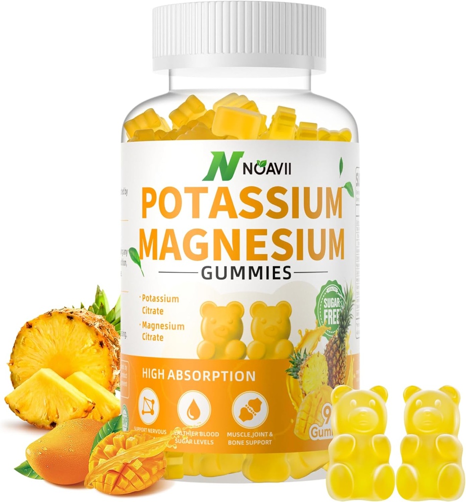 Draslík Magnesium gumy, Nová formule klid Magnesium Glycinát gumy, Žvýkací guma doplňky pro nohy křeče & svaly, Ananas Flavor 90 Počet