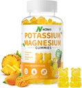 Draslík Magnesium gumy, Nová formule klid Magnesium Glycinát gumy, Žvýkací guma doplňky pro nohy křeče & svaly, Ananas Flavor 90 Počet