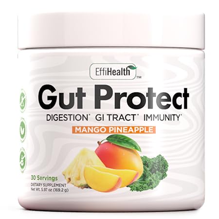 Zelený Superfood Powder with Probiotics & Prebiotics - Super Green Powder, Smoothie & Juice Mix Powder - Digestive Health, Imunitative Health & Regularity Support - Mango, Ananas