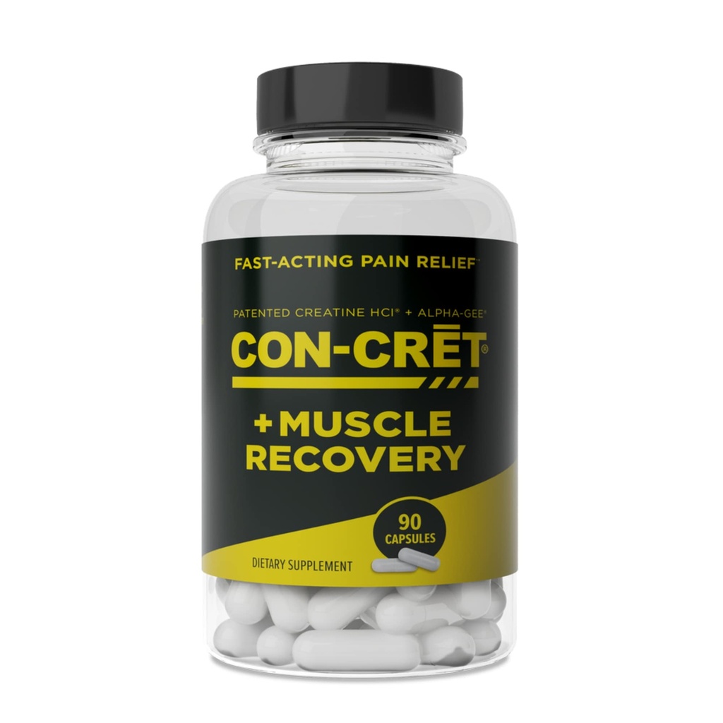 CON-CRET ProMera Sports Muscle Recovery, Koncentrované Creatine a Alpha-GEE ®, Podporuje Muscle Recovery, Snižuje citlivost, Obnovuje svalové zdraví, 90 Kapsle