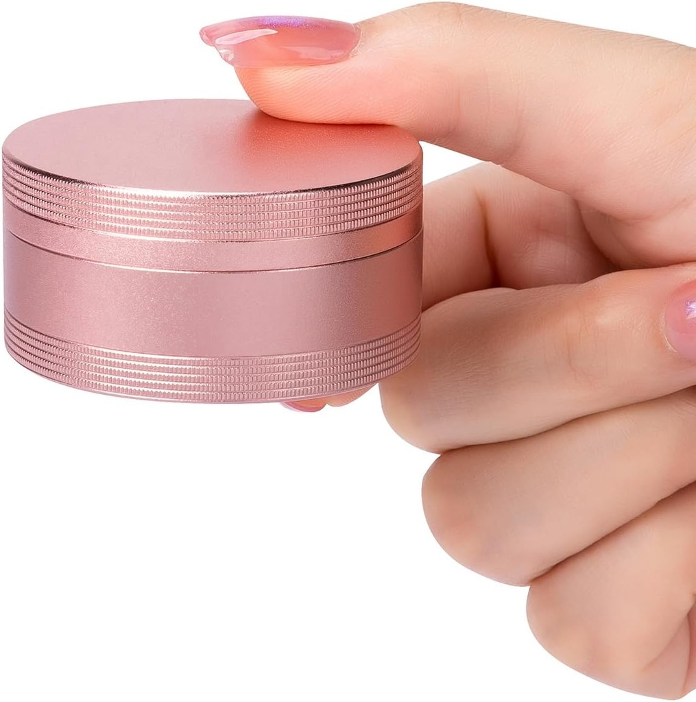 Portable Pill Box Pill Pouzdro Daily - Vodotěsný jeden kovový Pill Kontejner pro kapesní kabelku, hliníkové Alloy Round Daily Medicine Organizátor držet vitamíny, Rybí olej, Medicine střední velikost