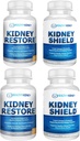 Ledviny Obnova & Ledviny Štítek 4- Balení Balení pilulky - Přírodní Ledviny Supplement pro čištění ledvin Detox & Opravy - Komplexní Renal & Ledviny Zdravotní dodatek na podporu funkce ledvin