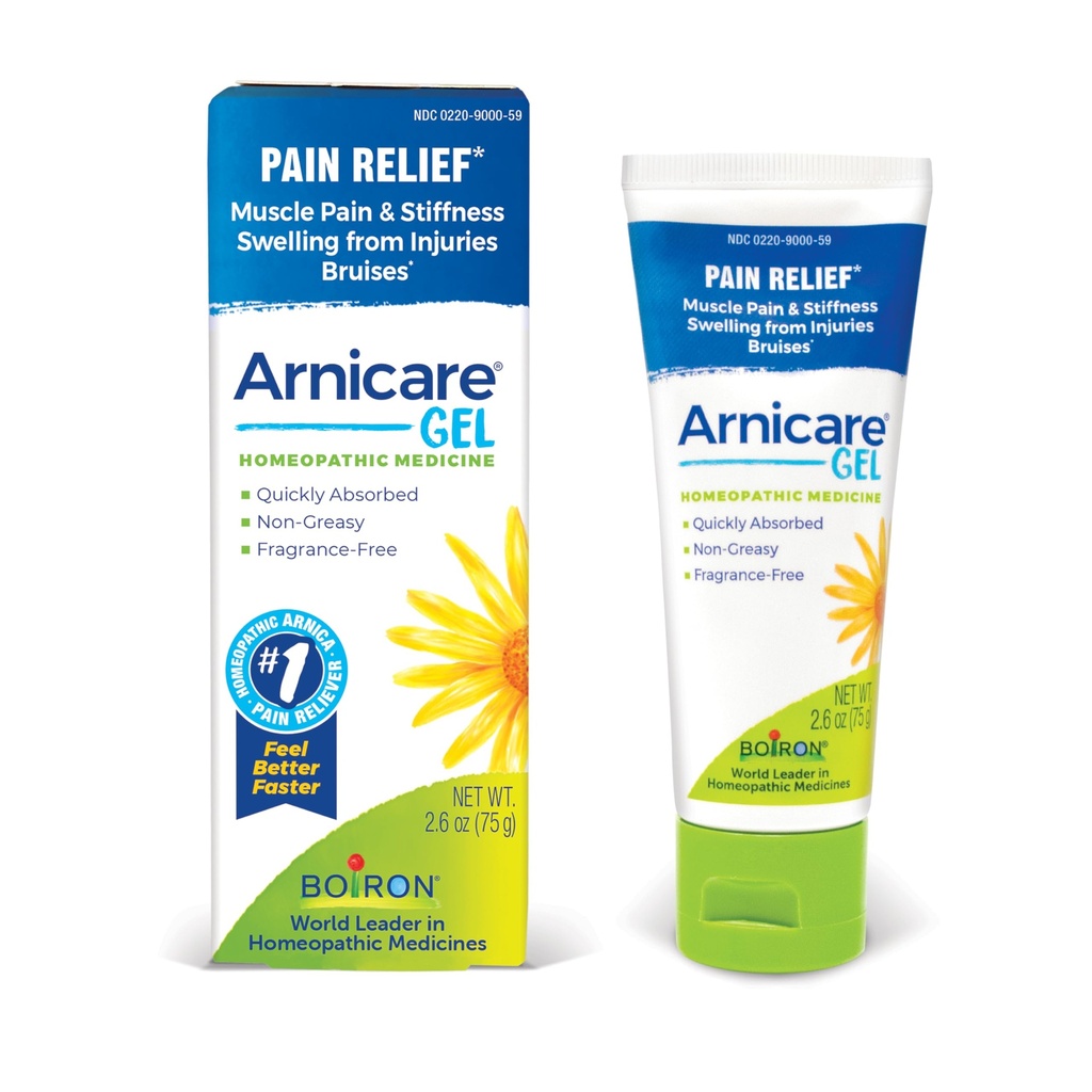 Boiron Arnicare gel pro úlevu od bolesti kloubů, bolesti svalů, bolesti svalů a otoky od modřiny nebo zranění - non-mastné a fragrance- Free - 2.6 oz