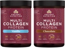 Starověká výživa Multi kolagen protein prášek vanilka 45 služby + Multi kolagen protein prášek čokoláda 45 služby