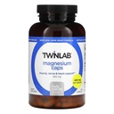 Twinlab Magnesium Caps - High Absorption Magnesium Supplement to Support Leg Cramps Relief - Magnesium Kapsle pro Stress Relief, 420 mg, 200 Počet, 1 balení
