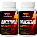 Turkesteron dodatek 1300mg Ultra High Strength (Ajuga Turkestanica Extract Std. až 20% Turkesteron), pro sportovní výkon a svalovou hmotu, 240 Kapsle