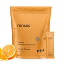 ProMix Nutrition Debloat Prebiotics and Probiotics with Baobab - Rich in Vitamin C, Bloating Relief, Imunity Support - Orange - 30 Servings (Balení 30)