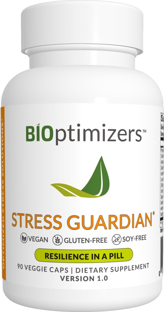 BiOptimalizátory Stress Guardian - Stresová reliéfní kapsle - Správa podpory odpočinku - 90 Kapsle
