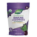 Nature 's Way Sambucus Zinc Lozenges s bezinky a vitamínem C, mátové ochucené, 24 Lozeng