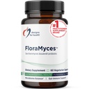 Design pro zdraví FloraMyces 500mg Saccharomyces Boulardi Probiotic - Gut Zdravotní doplňky - Shelf- Stabilní stravitelné probiotika pro GI zdraví - Dairy- Free, Vegan Probiotic (60 Kapsle)