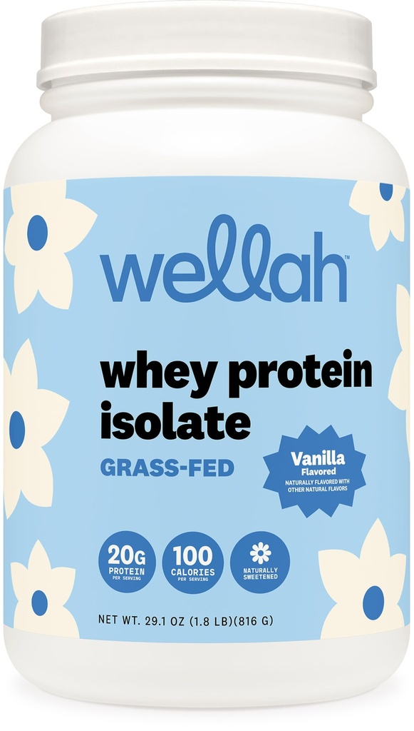 Wellah Protein Your Syrovátka (30 Služeb, Vanilla) - Syrovátka protein izolát protein