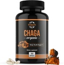 Chaga Kapsle Organic Supplement PHARMAN 124; Podporuje imunitní zdraví a vitalitu PHARMAN 124; Daily Immunication Support PHARMAN 124; Organic Chaga Mushroom Extract PHARMAL 124; 90 Kapsle (1 měsíční dodávka)