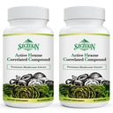 Active Hexose Korálové Compound 1500 mg dodatek, Natural 8 Houbový extrakt dodatek, imunitní systém, funkce jater, Natural Killer and T Cells Activity, 180 Veggie Kapsle