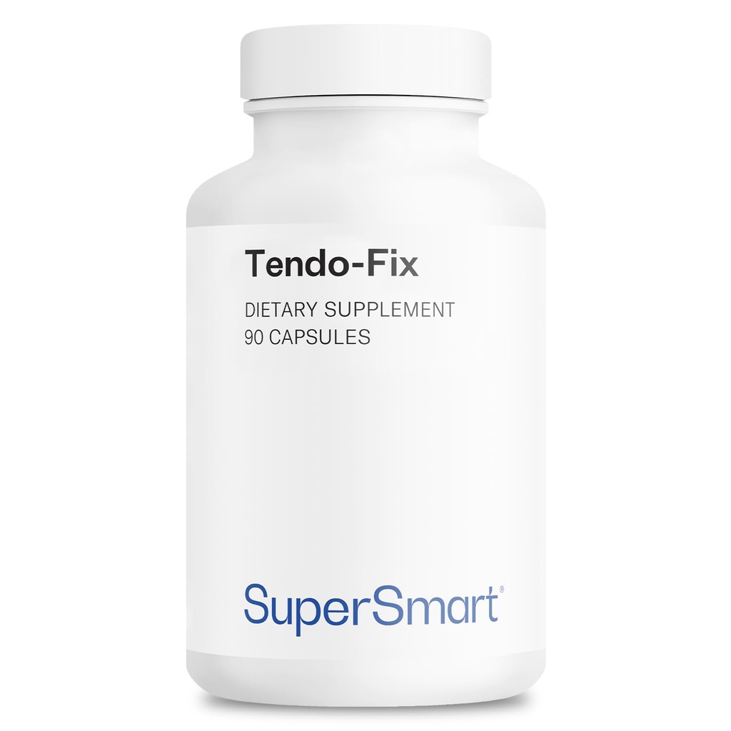 Supersmart - Tendo- Fix 750 mg denně - zvyšuje společnou mobilitu s kolagenem 124; Non- GMO & gluten zdarma - 90 Vegetariánské kapsle
