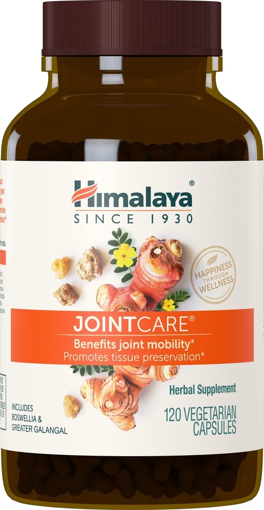 Himalaya JointCare s Boswellií, společný dodatek pro muže a ženy, 1200 mg, 120 Kapsle, 1 měsíční dodávka