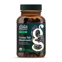 Gaia Bylinky Turecko Tail Houba - Imunitní Supplement na pomoc zachování zdraví jater - s organickým Turecko Tail Houba Fruiting Body Extract - 120 Veganské Kapsle