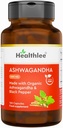 Organické Ashwagandha doplňky Kapsle pro muže a ženy 124; Ashwagandha kořenový prášek s Black Pepper 124; Ashwagandha Organic Complex of India 60 Day Supply.