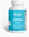 Kompletní Multivitamin + Imunity Boost, 60 Kapsle, třetí strana Testováno, Denní dodatek pro muže, ženy, Dospělí, Gluten Free, Non- GMO, 30 Služeb