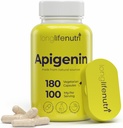 LongLifeNutri Apigenin 100mg - Přírodní bioflavonoid z Heřmánkový extrakt, 180 Vegetariánských kapslí, Dodatek pro spánek, Mood, & Relaxation, 6-Month Supply, GMP Certified, Made in USA