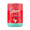 Alani Nu Pre Workout + Powder Cherry Slush, Extra Boost, Cukr zdarma, 300mg kofein, L- Theanine, Beta- Alanin, Citrulline, 30 Služby