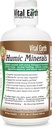 Vital Earth Minerály Humic Minerály - Fulvic Acid Dodatek s 70 + Stopy Minerály, Elektrolyty pro obnovu a rovnováhu, 32 Oz + 1 Oz Cup
