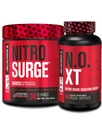 Jacked Factory Nitrofresh Shred Thermogenic Pre- cvičení ve vodní meloun & N.O. XT Nitric Oxide Booster pro muže a ženy
