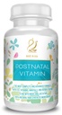 ActiF Postnatální vitamin s 25 + organické vitaminy a organické byliny, Ošetřující a laktační dodatek, Podporuje vývoj mozku dítěte, Non- GMO, Made in USA, 90 Počet