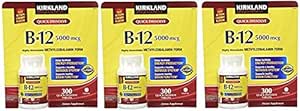 Kirkland Pozpfa Sublingvální B- 12 5000 mcg, 300 tablet (3 balení)