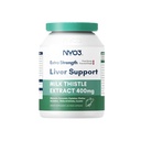 NYO3 28000mg Mléko Thistle 70: 1 Extract 400mg s Curcumin & Artichock, 83% Silymarin, 60 denní dodávka, Bylinný dodatek pro vyčištění jater Detox & Opravy, Antioxidant Support, Non- GMO