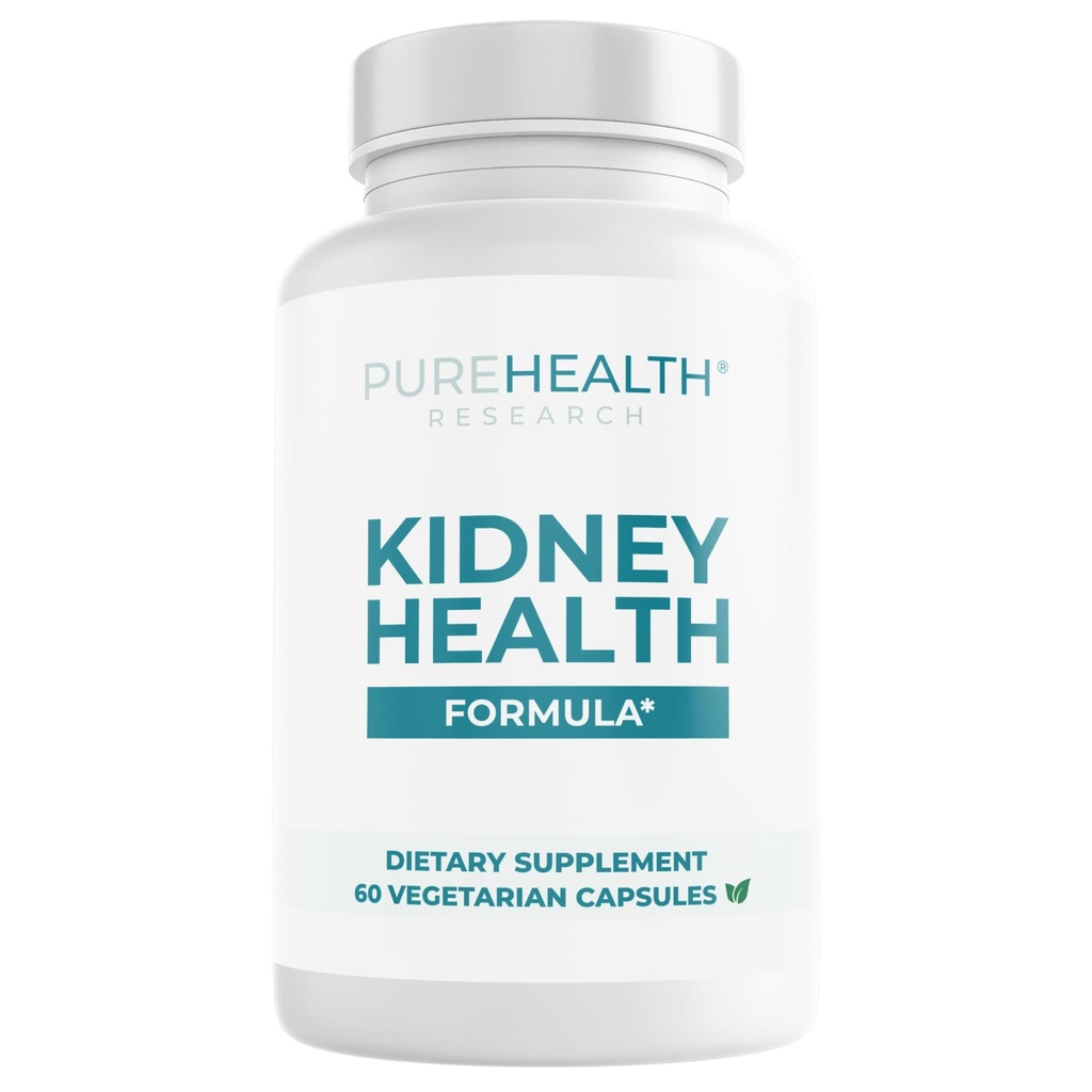 PUREHEALTH VÝZKUM Ledviny Zdravotní vzorec - Kompletní Ledviny Čistící řešení z Efektivní ledvinové kameny Rozpouštěč s Chanca Piedra Stone Breaker pro konečnou podporu ledvin - 1 láhev
