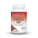 Planetární herbals Cordyceps 450 Full Spectrum, čínské Tonic pro vytrvalost