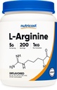 Nutricost L- Arginin Powder 1KG - čistý L- Arginin, 5g per Serving