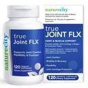 NatureCity True- Joint FLX Joint Supplement Formule (120 Kapsle) 124; TamaFlex, NEM Eggshell Membrane, Levagen + PEA & CuberUp PHAR124; Podporuje Joint Comfort, Flexibility, Mobility, Function & Cartilage Health