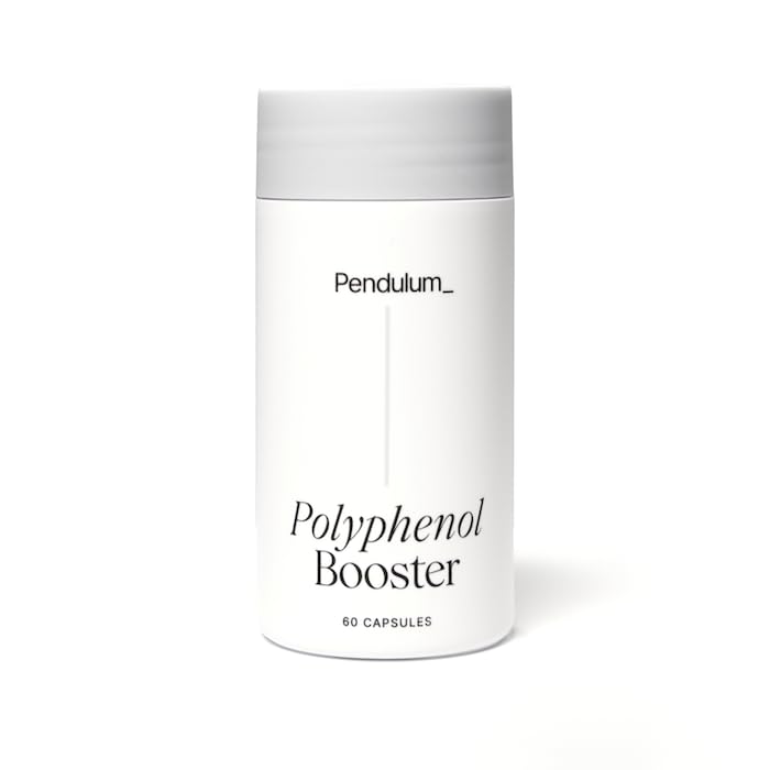 Kyvadlo Polyfenol Booster, Antioxidant z Superfoods, prospěšné rostlinné sloučeniny pro dobré zdraví, pomáhá zvýšit Akkermansia Muciniphila pro muže a ženy (60 Kapsle, 1- Pack)