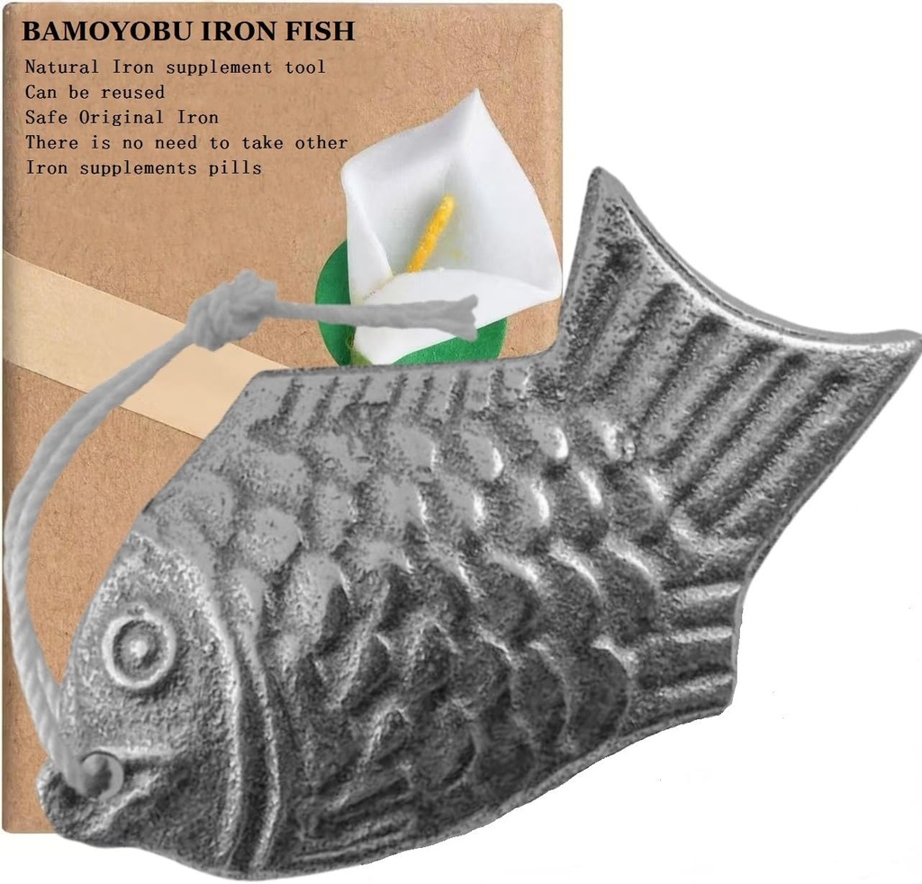Iron Fish Vaření Nástroj Safe Original Iron to Your Food & Drinks, Dodatek ke snížení rizika nedostatku železa pro Vegans Athletes Těhotné ženy a děti, Matky Day dárky