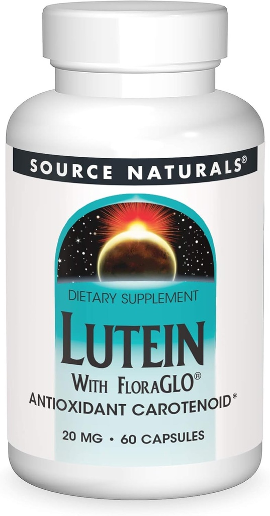 Zdroj Naturals Lutein s FloraGLO 20 mg Antioxidant Carotenoid - 60 Kapsle