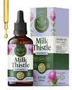 HERBAMAMA Mléko Thistle dodatek pro jaterní detox - Játra Supplement - Obsahuje Silymarin - Vegan, Non- GMO, Alkohol & Sugar- zdarma, 56- denní zásobování
