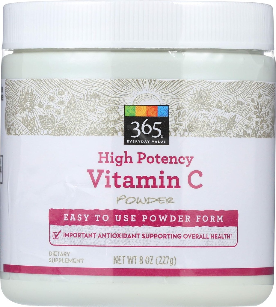 365 by All Foods Market, High potency Vitamin C Powder, 8 oz