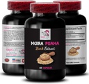 Botanická podpora životního stylu - Muira PUAMA BARK Extract - Energizing Rutine, Energy Support Complex, Herbal Energy Activation, Mindful Boost, Natural Energizer 1 Lahvička 60 Kapsle