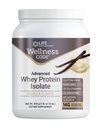 Life Extension Wellness Code Advanced Whey Protein Isolate - Vanilla Flavor -Protein Shake Mix Powder for Muscle Growth & Imunity Health Support - Gluten Free, Non- GMO, Sugar Free - 454g - 20 Služeb