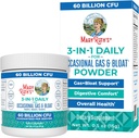 MaryRuth Organics 3- in-1 Gas & Bloat Probiotics PHAR124; Probiotika pro normální stravovací funkce PHAR124; Probiotika pro ženy & Muži PHAR124; Prebiotika & Postbiotika PHAR124; 60 miliard CFU PHAR124; Stabilní PREZISTA 124; 0,5 oz