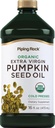 Piping Rock Dýně Seed Oil Organic Cold Pressed 124; 16 Fl Oz Oz OF 124; Extra Virgin, Non-GMO, gluten zdarma dodatek