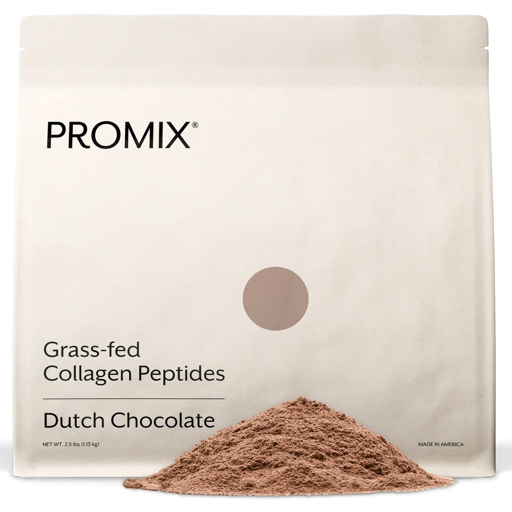 ProMix Nutrition Collagen Peptides, Chocolate - Hydrolyzované kolagen protein podporuje zdravou pleť, kosti, spojky & Recovery podpora - Přidat do třes, Smoothies - 2.5 Pound (Balení po 1)