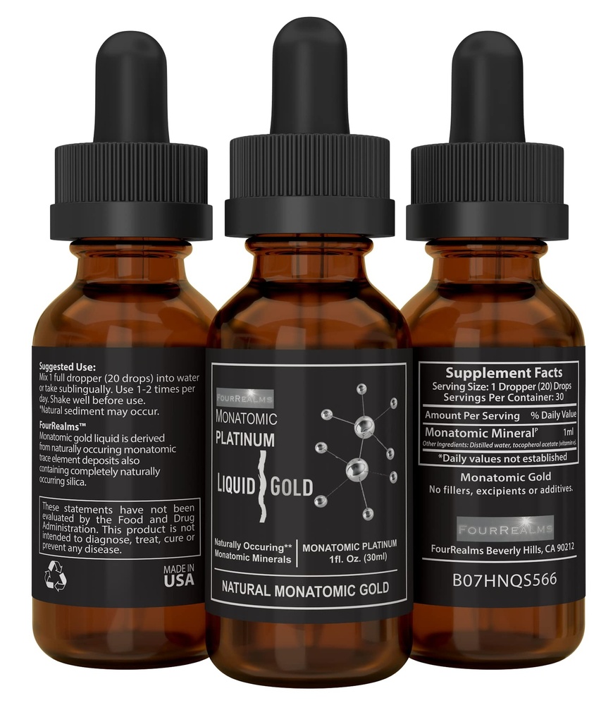 Mono- Atomic ORMUS - Monoatomic Platinum, Monatomic Orme 1oz