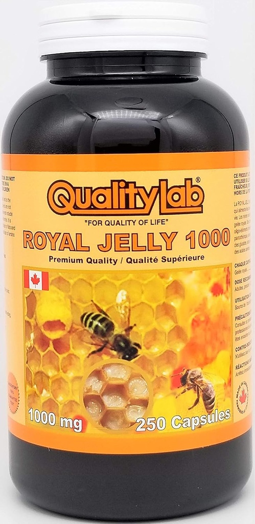 Royal Jelly 1000 mg 250 Kapsle (Made in Canada)