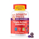 SmartyPants Kids Imunity Elderberry Gummies: Kids Imunitate Supplement, Vitamin C, Vitamin D, Vitamíny B6 & B12 a zinek, Lepek zdarma, Elderberry Flavor, 60 Day Supply (30 Day Supply)
