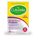 Culturelle Ultimate Strength Probiotic for Men and Women, Most Clinically Studied Probiotic Strein, 20 Milionů CFU, Podporuje příležitostné průjem, plyn & Bloating, Non- GMO, 20 Počet