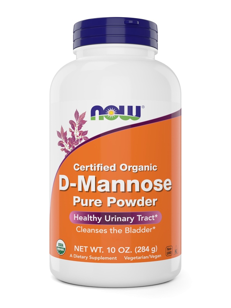 Nyní potraviny čisté, organické D- Mannose 10 oz prášek - Čistota močového měchýře a močový trakt doplněk zdraví - Non- GMO - Vegan Friendly - 2000mg / 2 Grams per Serving